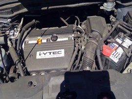 2008  HONDA CR-V, BLUE, LX, 2.4L, FWD.   A25156